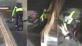 Muž ujížděl policistům na kole, sám naboural.