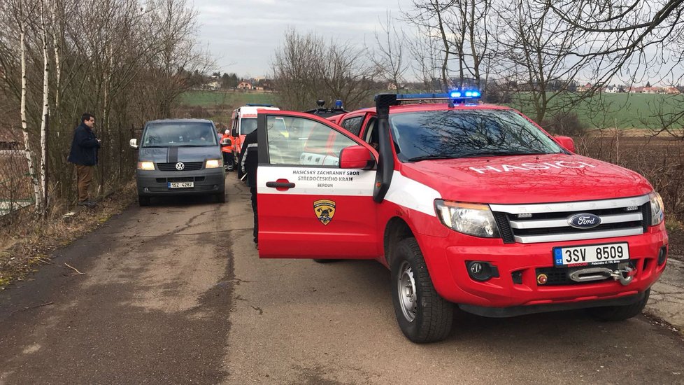 V Nučicích u Prahy zasahovala záchranka u podchlazené ženy, která byla v pátrání policie.