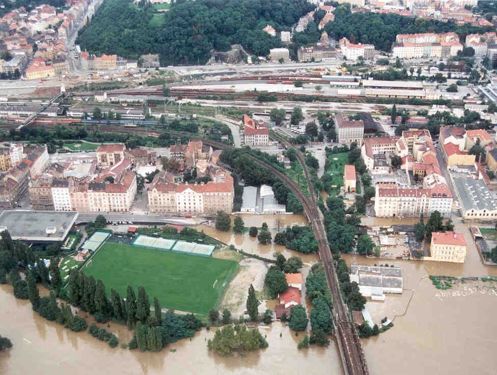 Povodně v Praze v roce 2002.