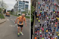 Josef (76), hrdina pražského maratonu! Už uklízeli, poslední závodník na trati to ale nevzdal