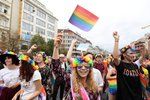 Na Václavském náměstí v Praze se 10. srpna 2019 scházeli účastníci průvodu hrdosti gayů, leseb, bisexuálů a translidí (LGBT) Prague Pride Parade.