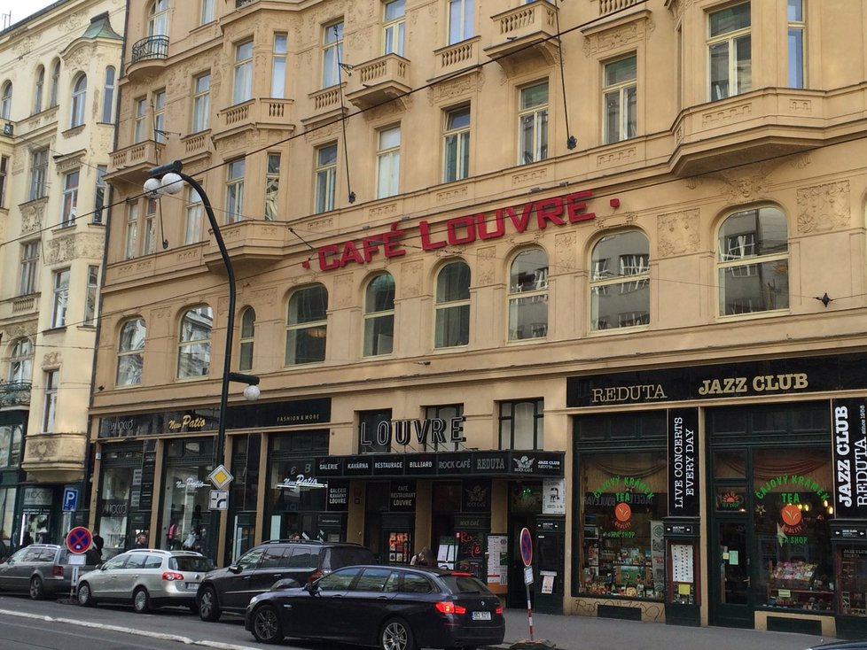 Café Louvre na Národní třídě