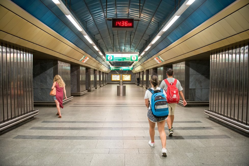 Ilustrační foto. Pražské metro