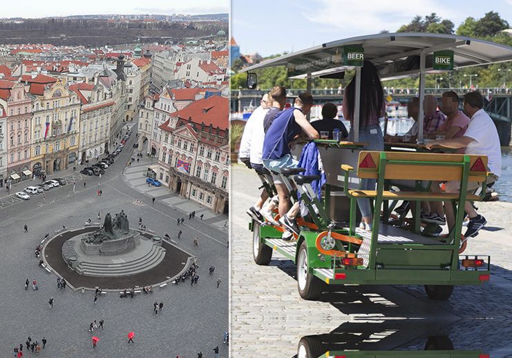 Pivní kola v centru Prahy budou mít utrum.