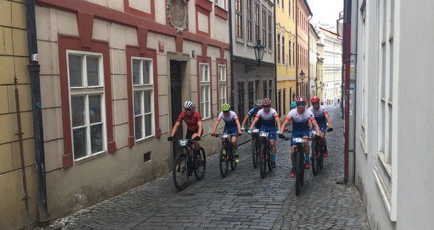 Průběh cyklistických závodů Pražské schody 2018