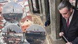 Stověžatá Praha na 7 000 fotkách. Najdete ze špičky Staroměstské radnice svou střechu? 