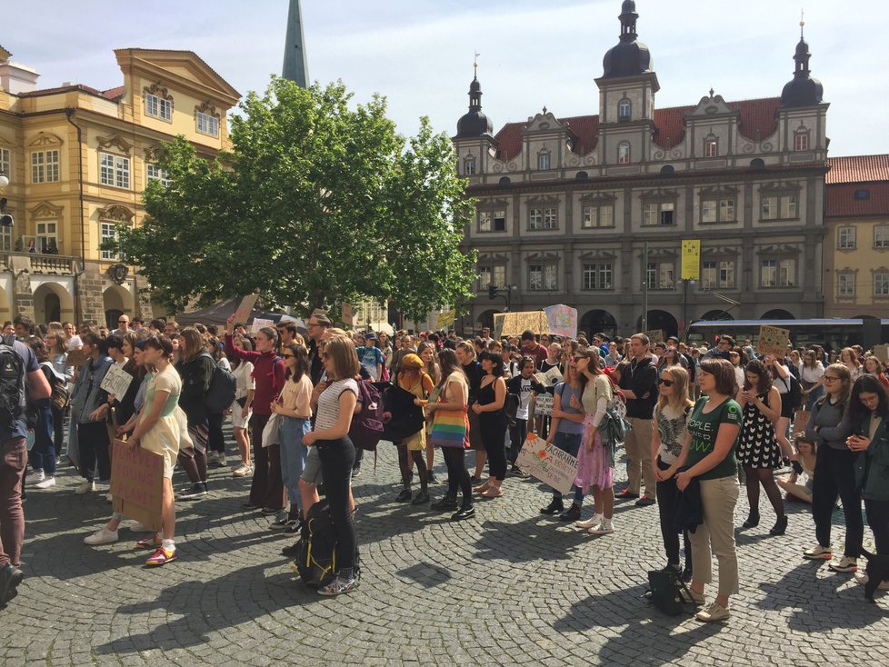 Demonstrace kvůli klimatu v Praze (archivní foto)