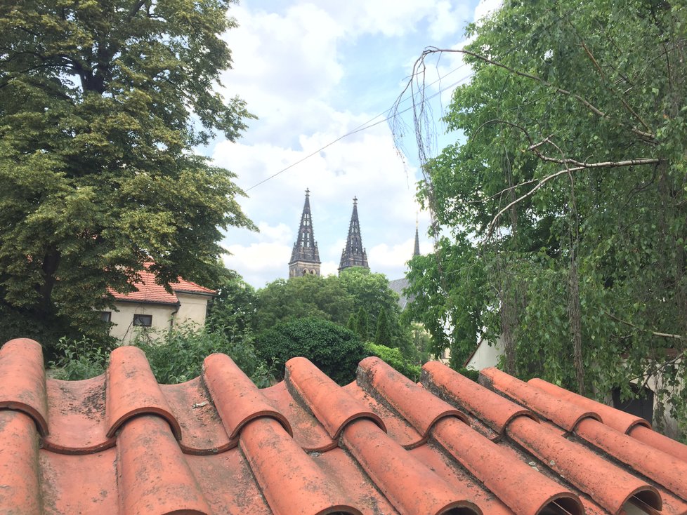 Výhled na kostel sv. Petra a Pavla