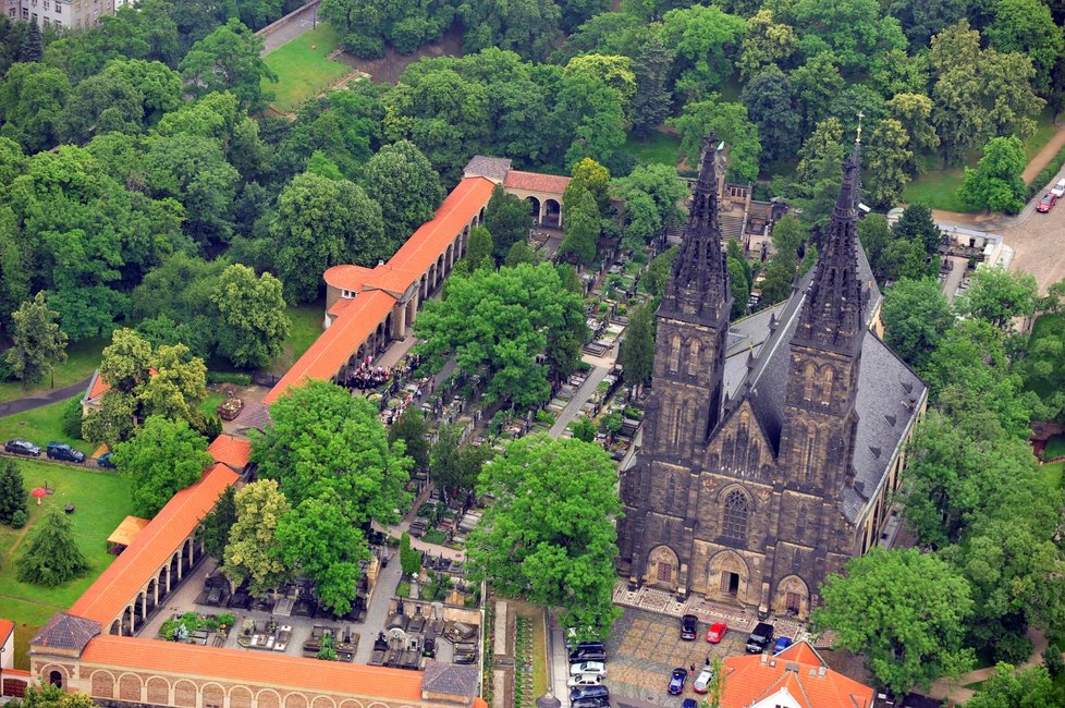 Pražský Vyšehrad.