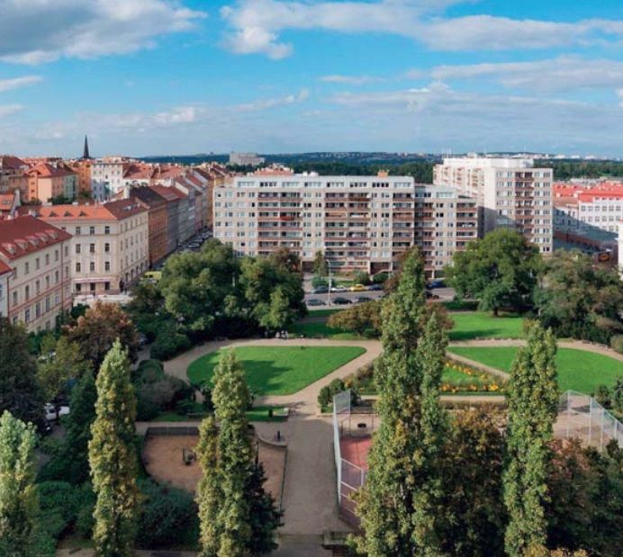 Současná podoba Žižkova náměstí.