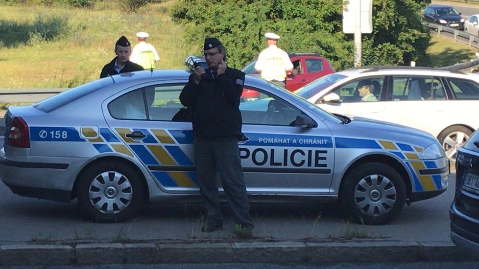 Rychlý policejní zásah na Spořilovské