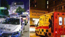 Hádka na nože v Hloubětíně: Jednoho muže odvezla sanitka, druhého policisté