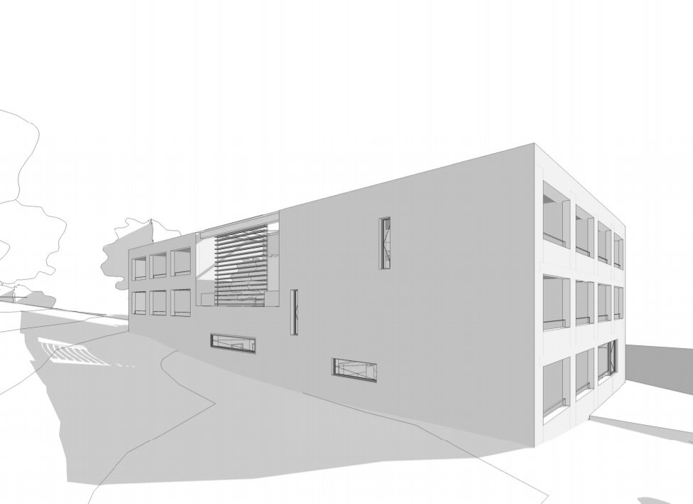Poslední vizualizace nového domu pro seniory, které má nahradit nefunkční zdravotnické středisko.