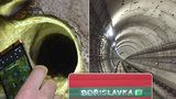 Nahlédněte do »provrtané« Bořislavky. Oprava tunelu metra začala, díru ucpou 200 litry betonu