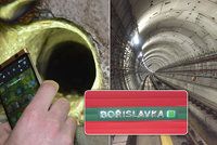 Nahlédněte do »provrtané« Bořislavky. Oprava tunelu metra začala, díru ucpou 200 litry betonu