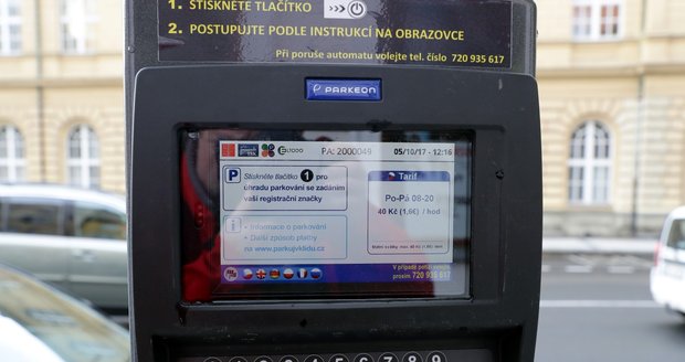 Parkování v Praze.