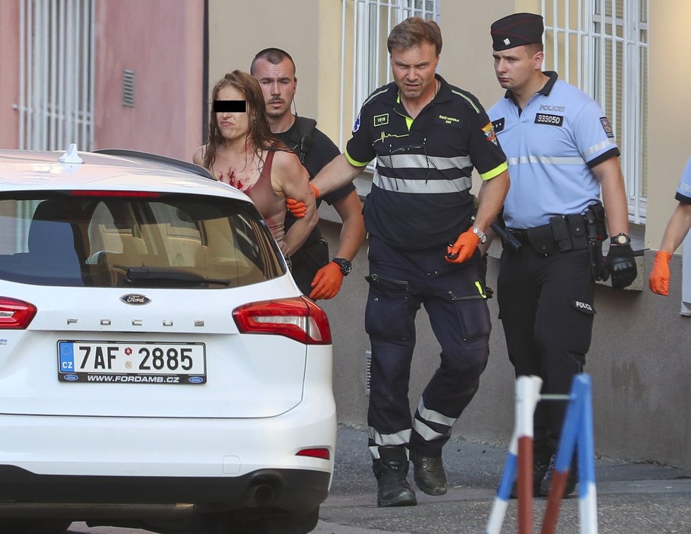 Policisté zadrželi matku ubodaného chlapce. Na místě se pokusila o sebevraždu.