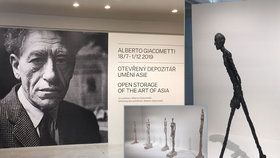 Ve Veletržním paláci začala výstava roku. Tolik děl světoznámého umělce Alberta Giacomettiho u nás ještě nikdy nebylo.