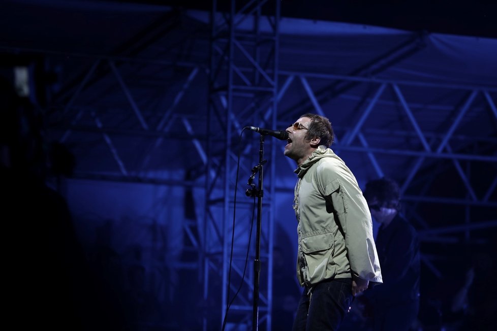 Liam Gallagher se představil ve výborné formě. Fanouškům Oasis nadělil pořádný kopec hitů.