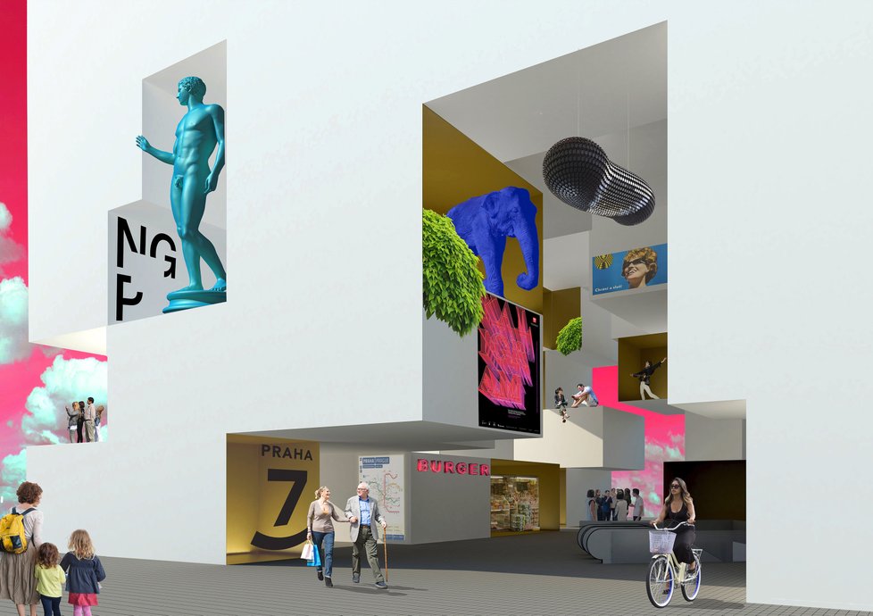 Čtyřpodlažní vestibul, který bourá hranice a konvence z pera architektů Dílny