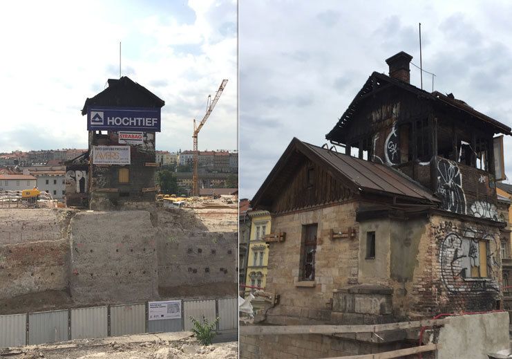 Hradlo na Negrelliho viaduktu zůstane nejspíš prázdné i po svém vyhoření a následné rekonstrukci.