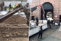 Nečekaný dárek pro Vyšehrad. Barokní poklad vykopali stavbaři na Florenci