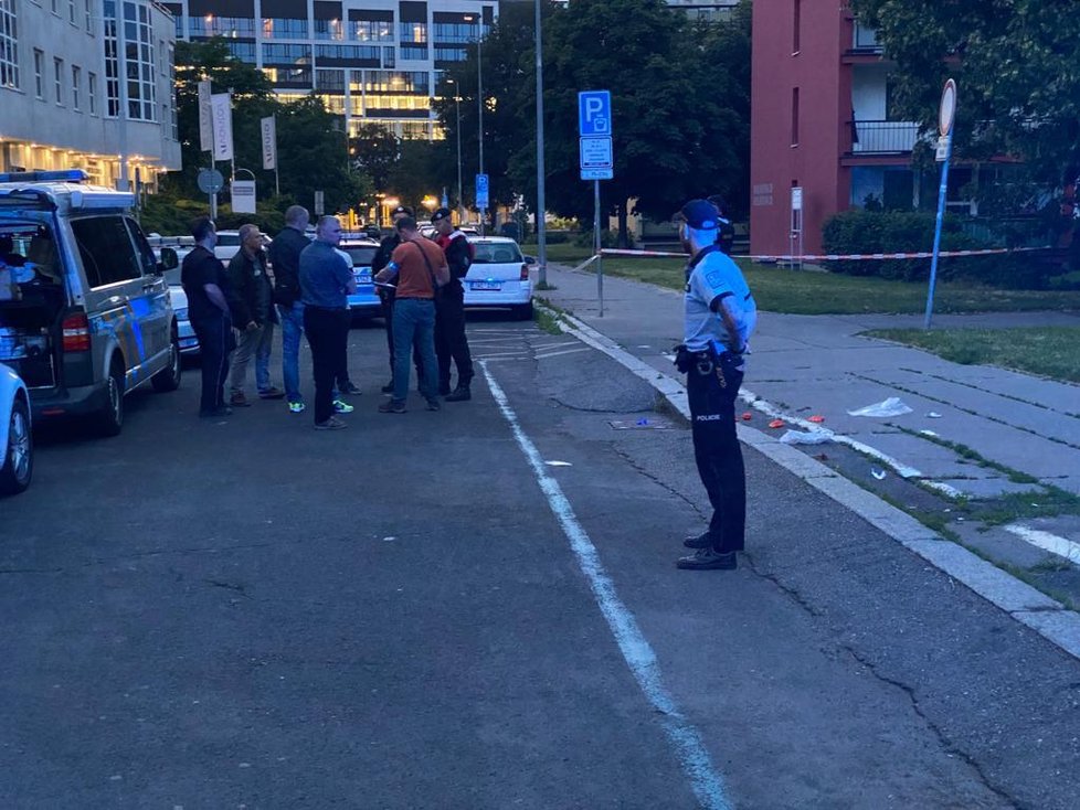 V pátek večer nalezl kolemjdoucí těžce zraněného muže na chodníku v Molákově ulici v Praze 8. Do prohledávání okolí se zapojili policisté se samopaly.