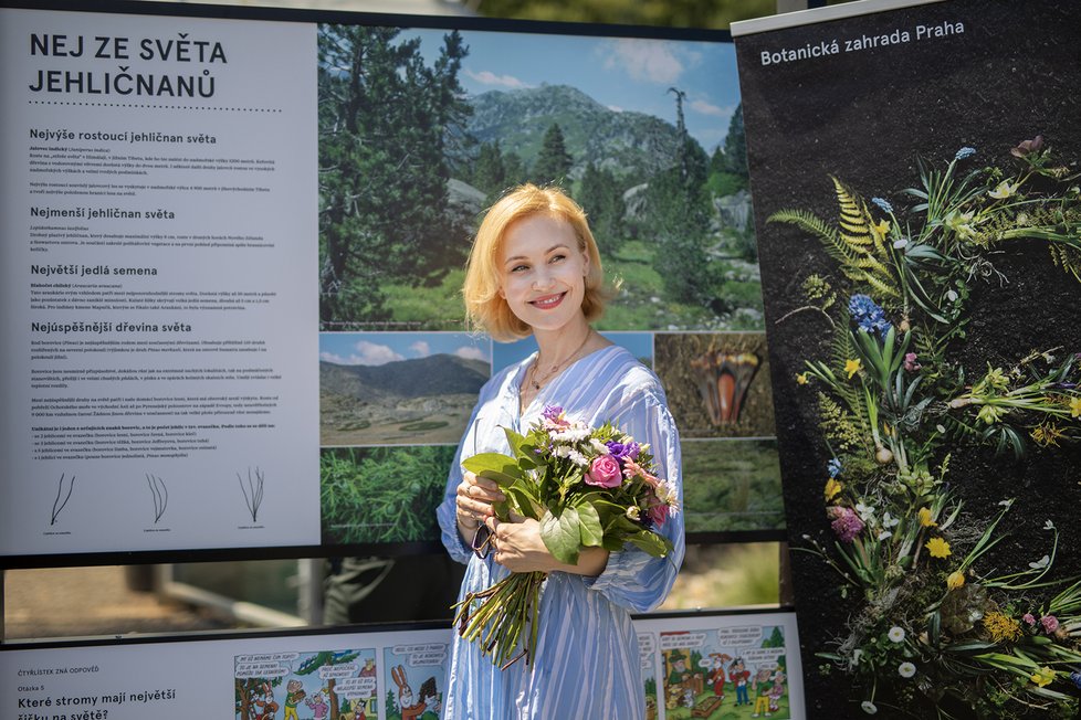 V trojské Botanické zahradě začala obří výstava o jehličnanech. Slavnostního zahájení se zúčastnily i vybrané české celebrity.