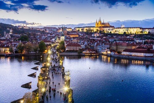 Pohled na Prahu.