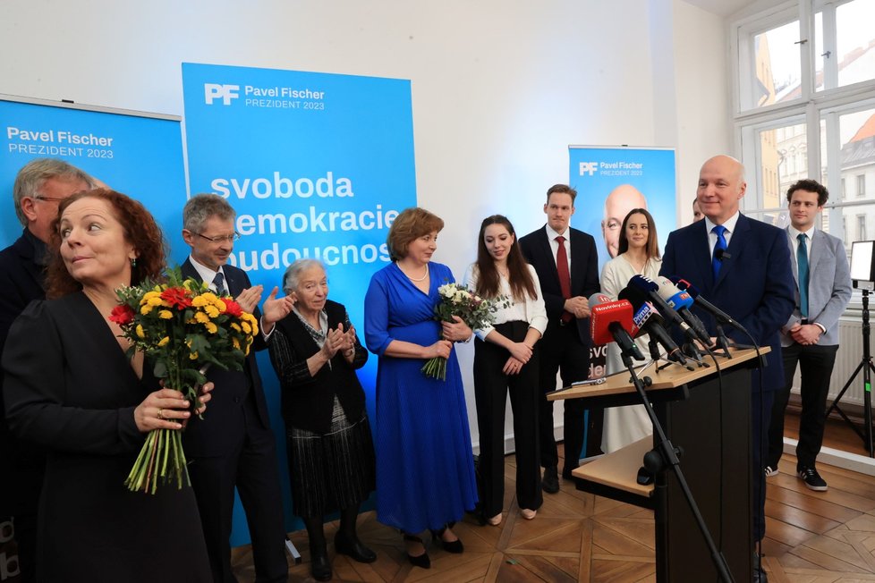 Prezidentské volby 2023: Volební štáb Pavla Fischera. (14. ledna 2023)