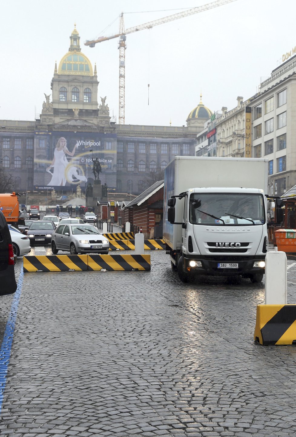 City bloky na Václavském náměstí.