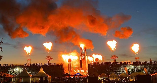 Rammstein v Praze, 15. května 2022.