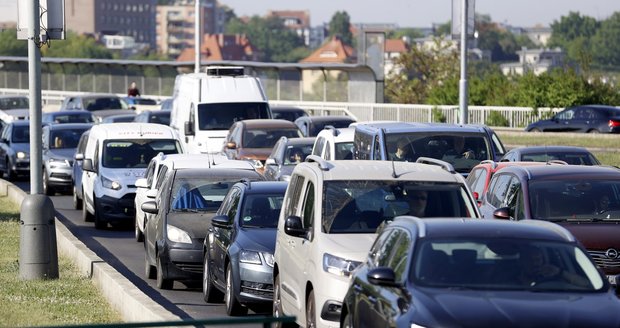 Centrum Prahy, 16. května 2022.