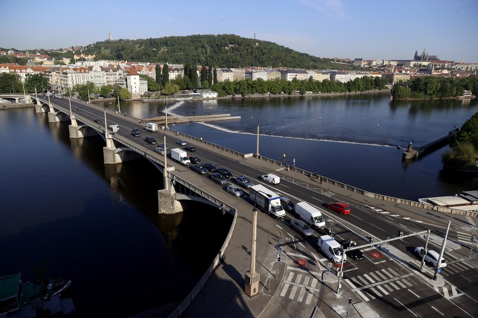 Centrum Prahy, 16. května 2022.