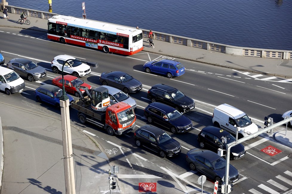 Centrum Prahy, 16. května 2022.