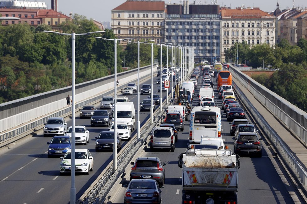 Centrum Prahy, 16. května 2022.