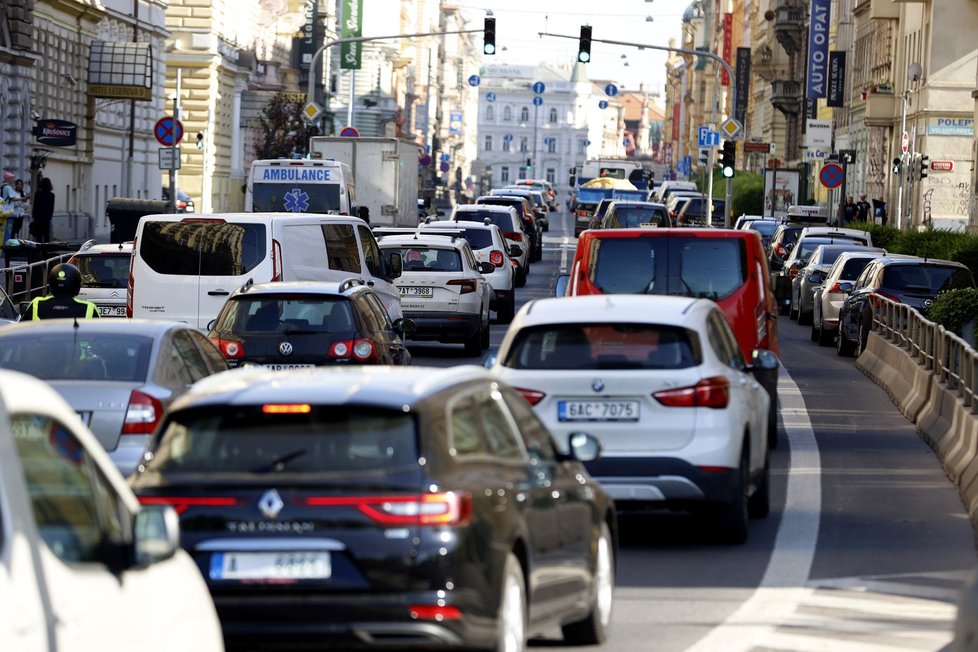 Centrum Prahy, 16. května 2022.