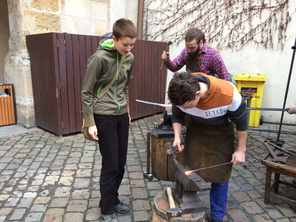 Na Řemesla živě se návštěvníci Novoměstské radnice mohli podívat 22.-23. února.