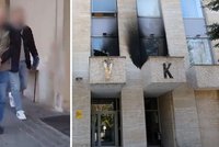 Cizinec hodil zápalnou láhev na Ruský dům v Praze: Hrozí mu 8 let!