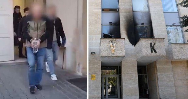 Cizinec se přihlásil k útoku na Ruský dům v Praze