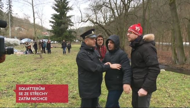 Starosta se dostal se squattery do konfliktu.