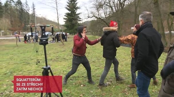 Starosta se dostal se squattery do konfliktu.