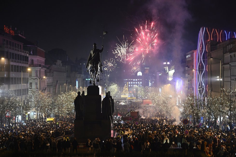 Silvestr 2023 a vítání roku 2024 v Praze