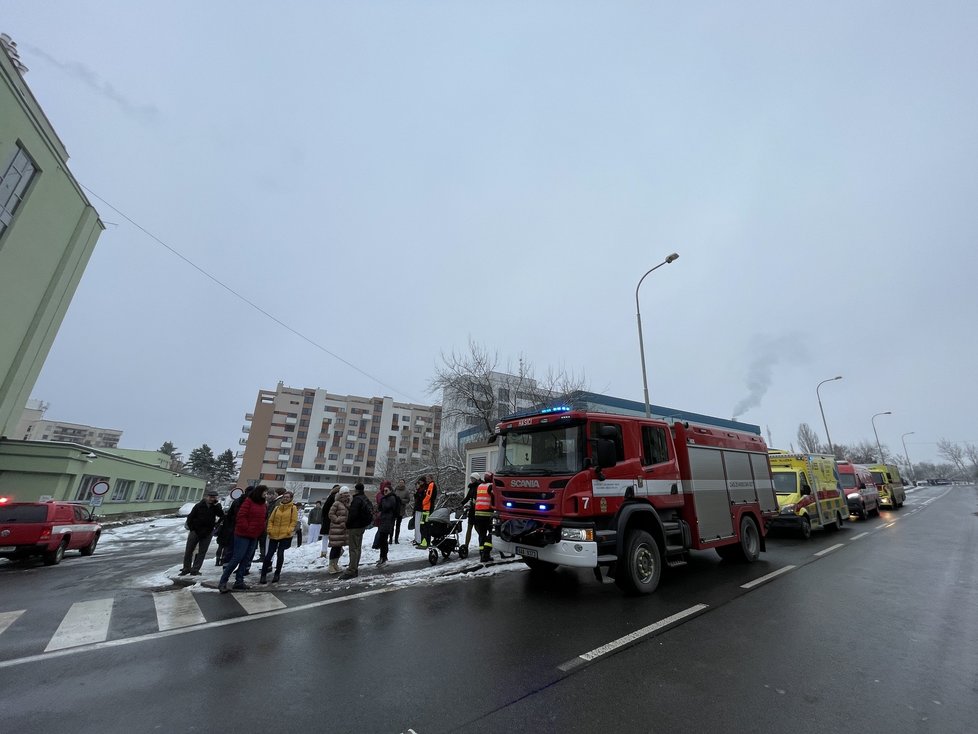 Únik sirovodíku na Barrandově. (23. ledna 2023)