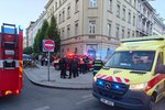 Požár ve Šmeralově ulici v Praze. (27. dubna 2024)