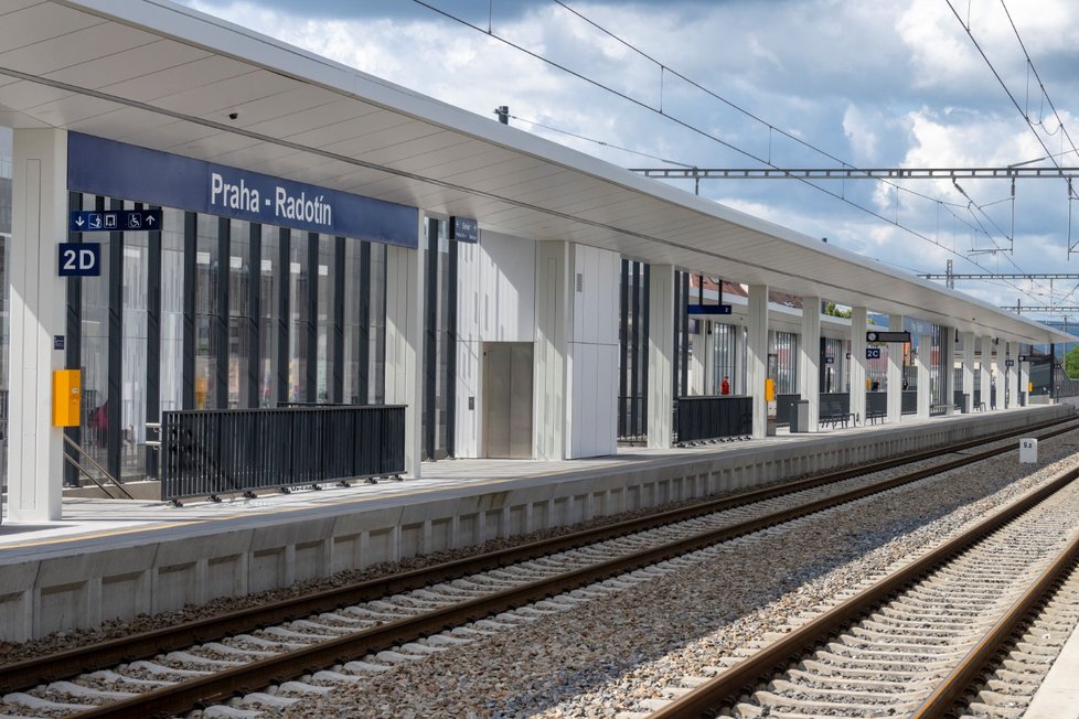 Slavnostní ukončení modernizace trati mezi Smíchovem a Černošicemi, 28. června 2023, Praha. 
