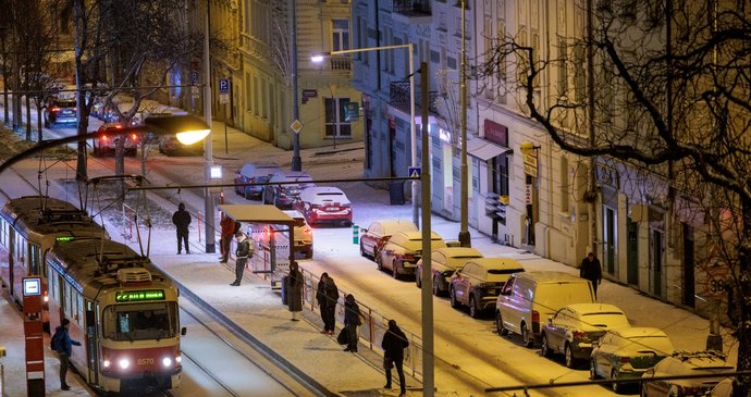 Sníh v Praze, 26. listopadu 2025