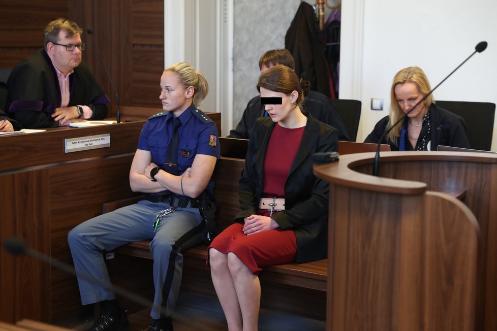 Magdalena Š. u soudu. (4. května 2023)