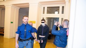 Jaroslav Ř. u soudu kvůli vraždě učitele v Michli (5. prosince 2022)