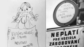 FOTO: „Běž domů, Ivane“ a „Vyměním brožovaného Lenina za svázaného Brežněva“: Češi v srpnu 1968 bojovali humorem